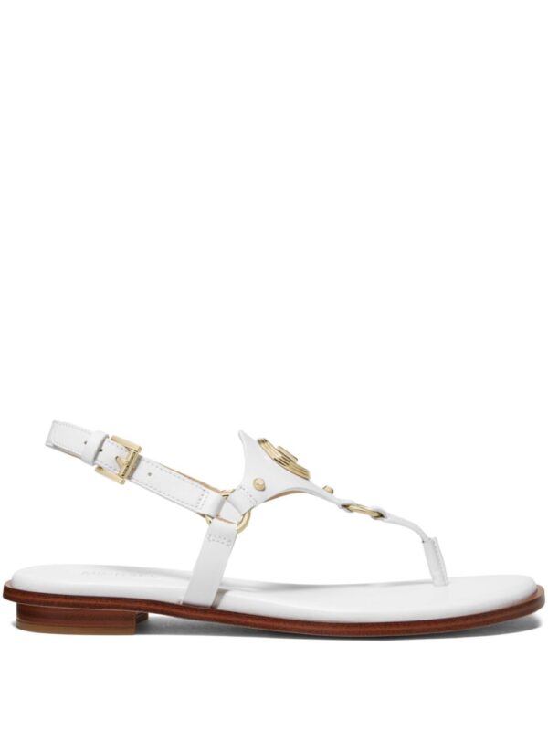 Michael Michael Kors  Casey logo-plaque thong sandals