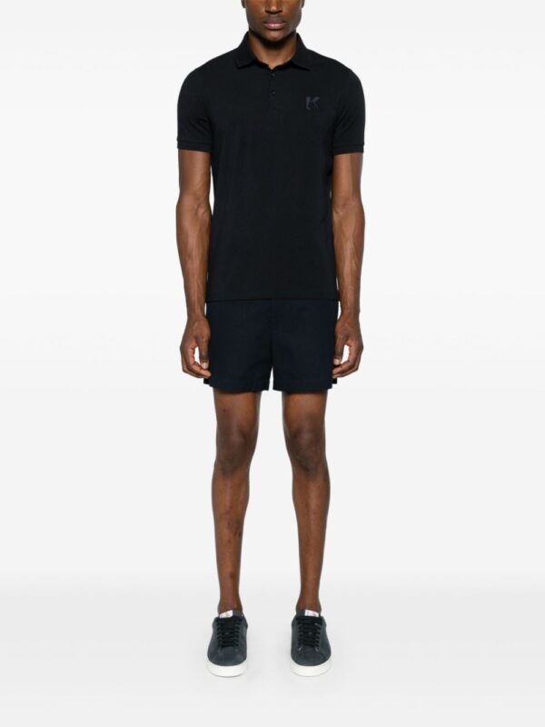 Karl Lagerfeld logo-embroidered jersey polo shirt - Image 2