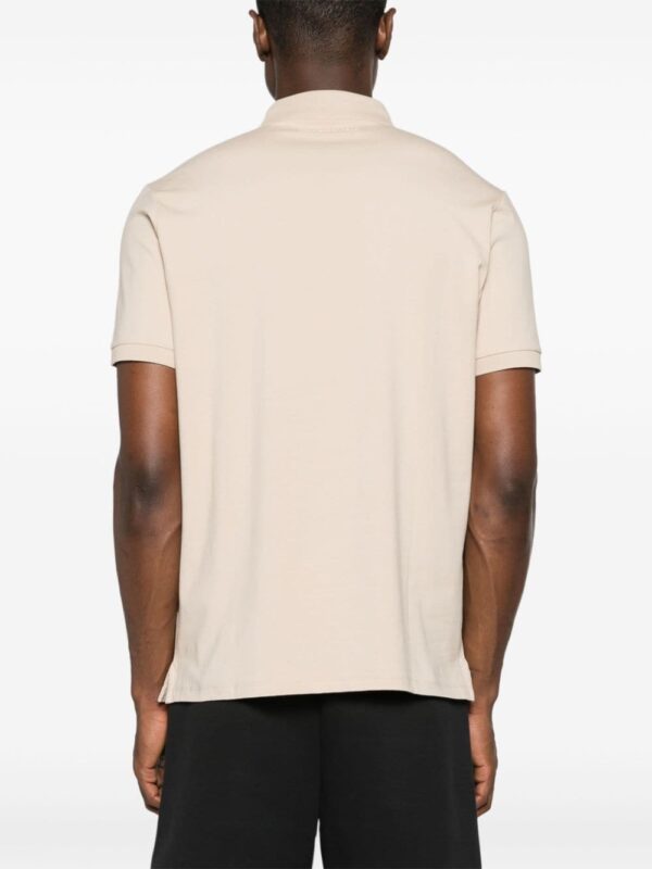 Karl Lagerfeld logo-embroidered jersey polo shirt - Image 4