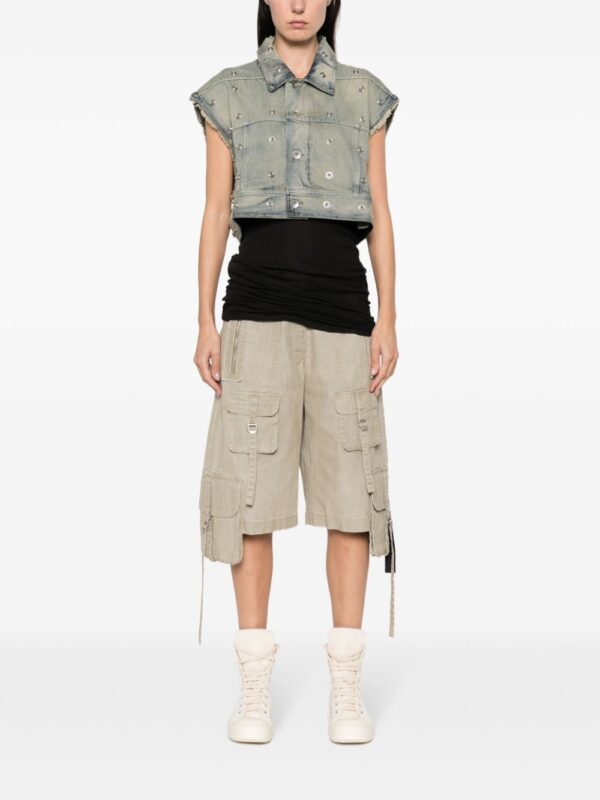 Rick Owens DRKSHDW  Jumbo Worker denim waistcoat jacket - Image 2