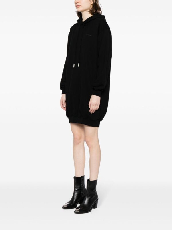 Off-White logo-print hoodie dress - Image 2