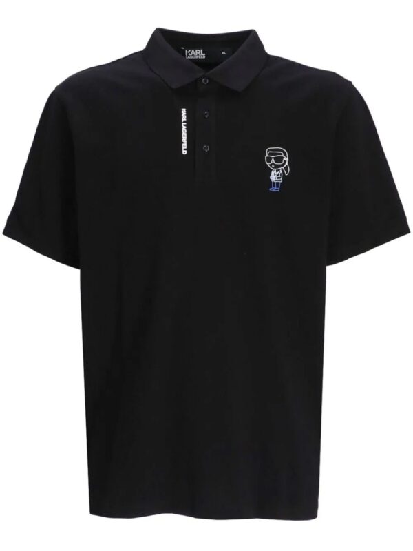 Karl Lagerfeld  K/Ikonik cotton polo shirt