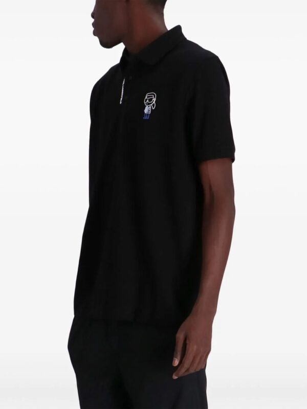 Karl Lagerfeld  K/Ikonik cotton polo shirt - Image 3