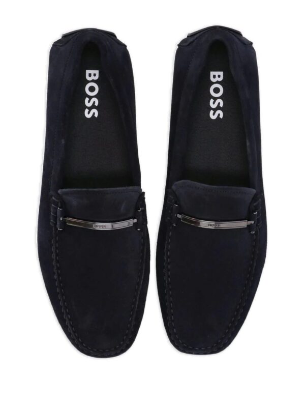 BOSS  branded-hardware suede loafers - Image 2