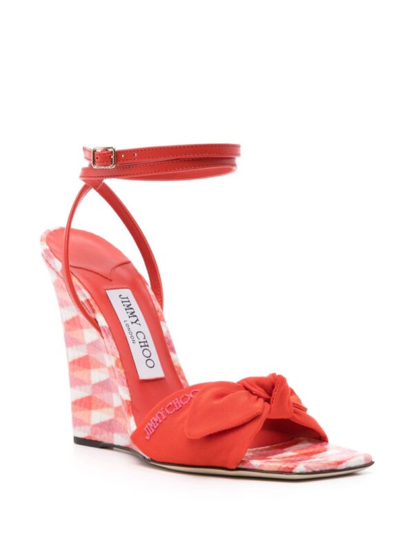 Jimmy Choo  120mm geometric wedge sandals - Image 2