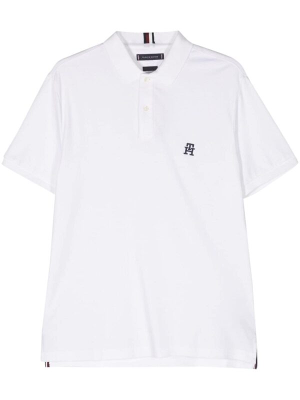 Tommy Hilfiger logo-embroidered polo shirt