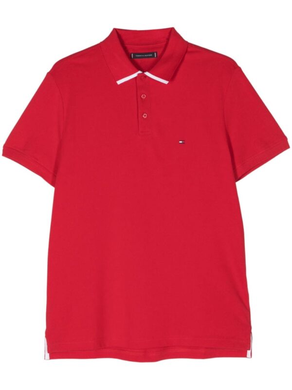 Tommy Hilfiger contrasting-border polo shirt