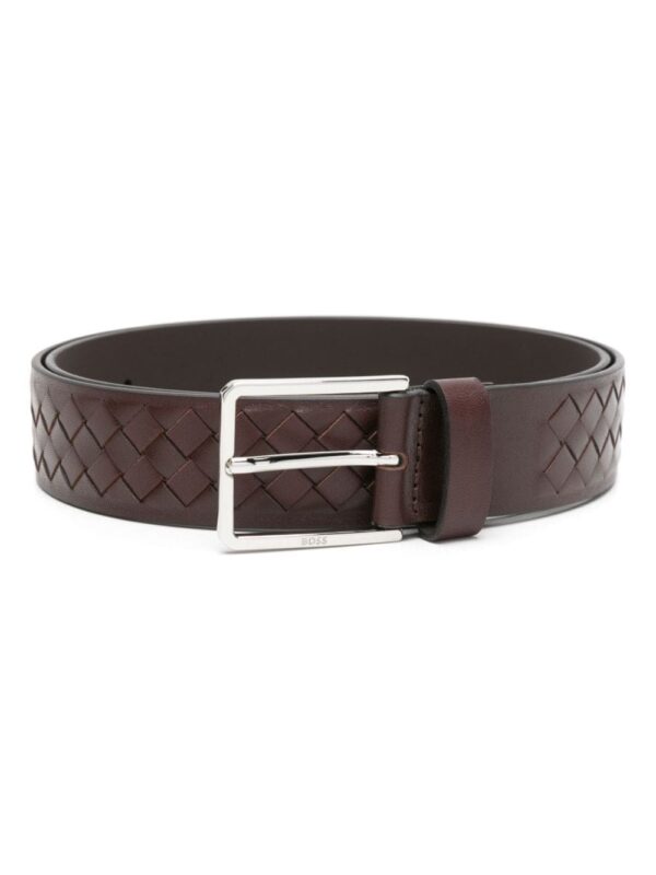 Louis Vuitton Cary woven leather belt