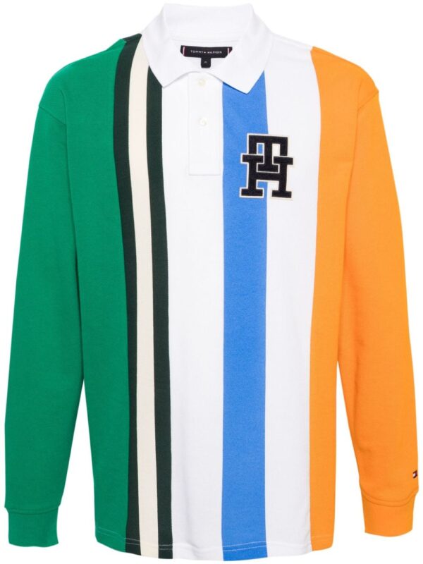 Tommy Hilfiger striped piqué polo shirt
