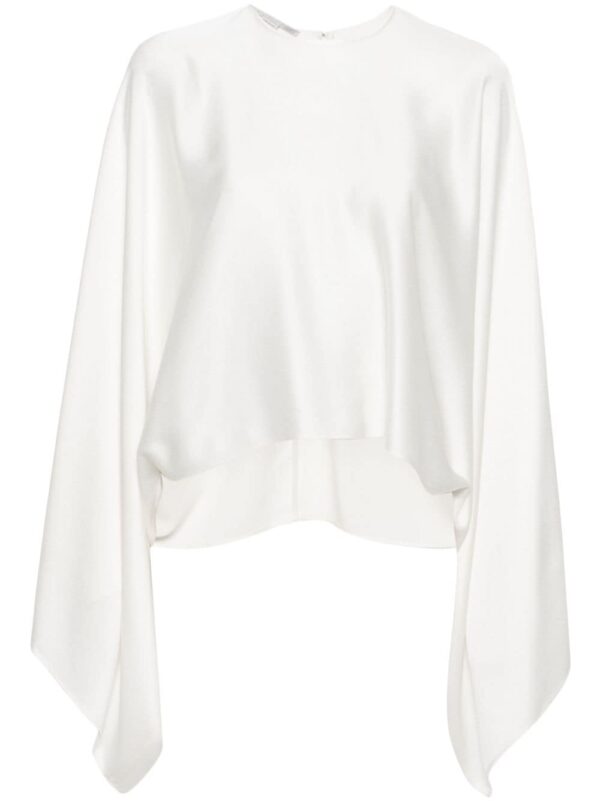 Stella McCartney draped satin blouse