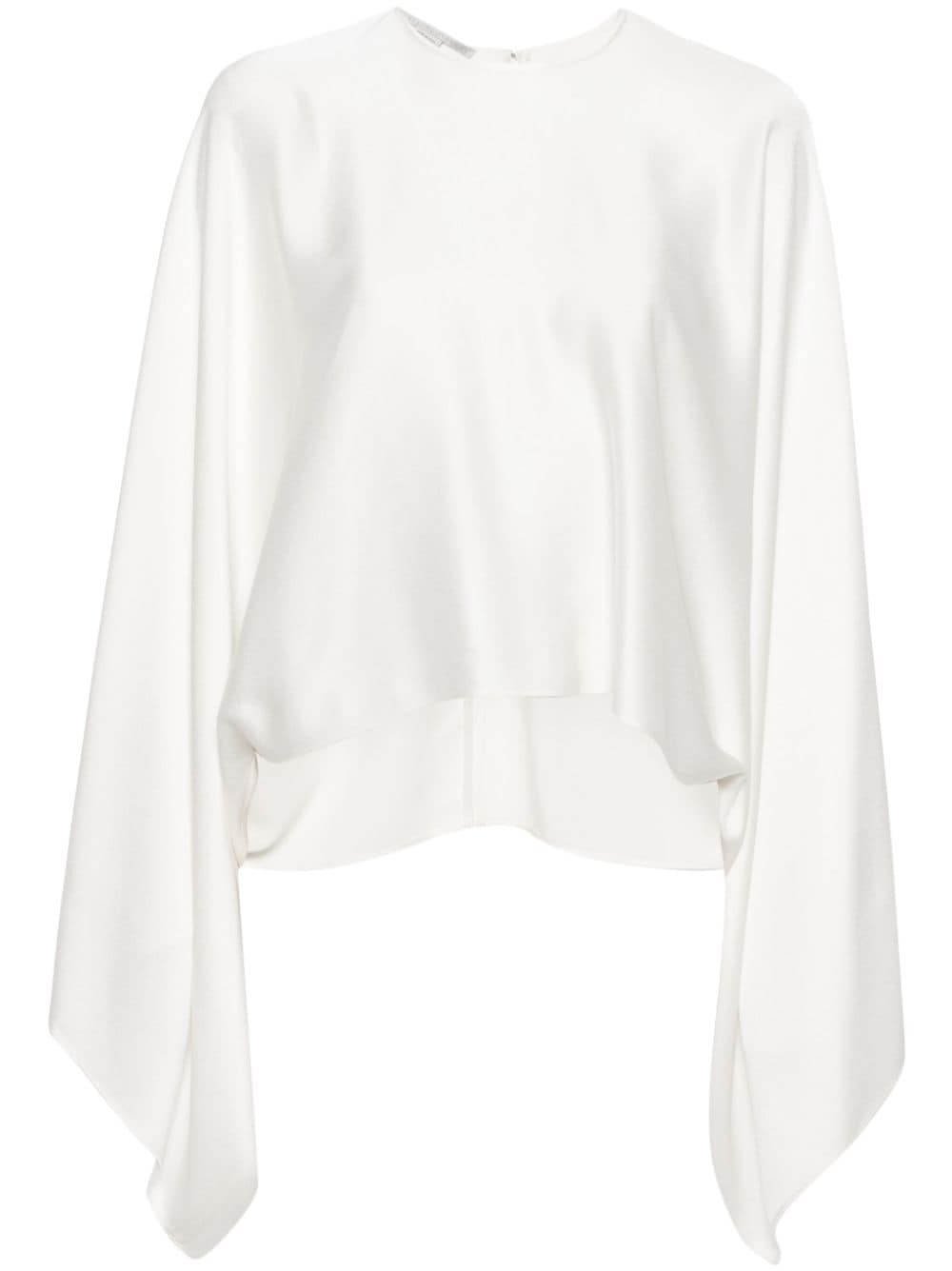Stella McCartney draped satin blouse