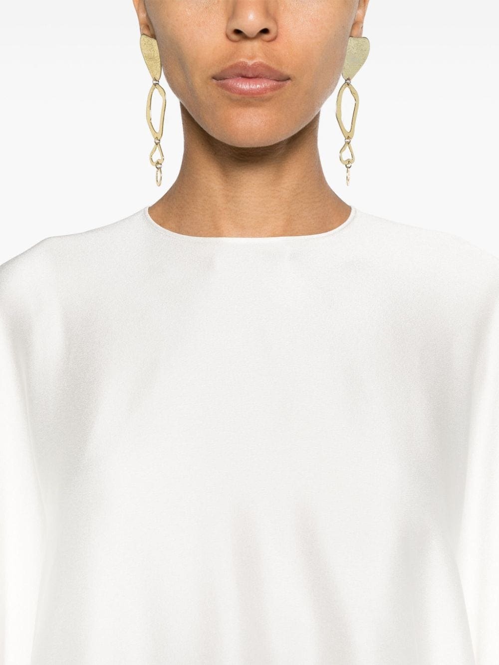 Stella McCartney draped satin blouse - Image 5