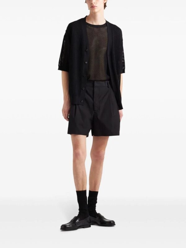 Prada  open-knit V-neck cardigan - Image 2