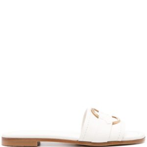 Moncler Bell leather slides
