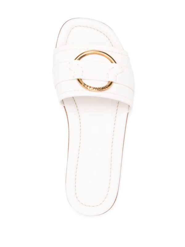 Moncler Bell leather slides - Image 4