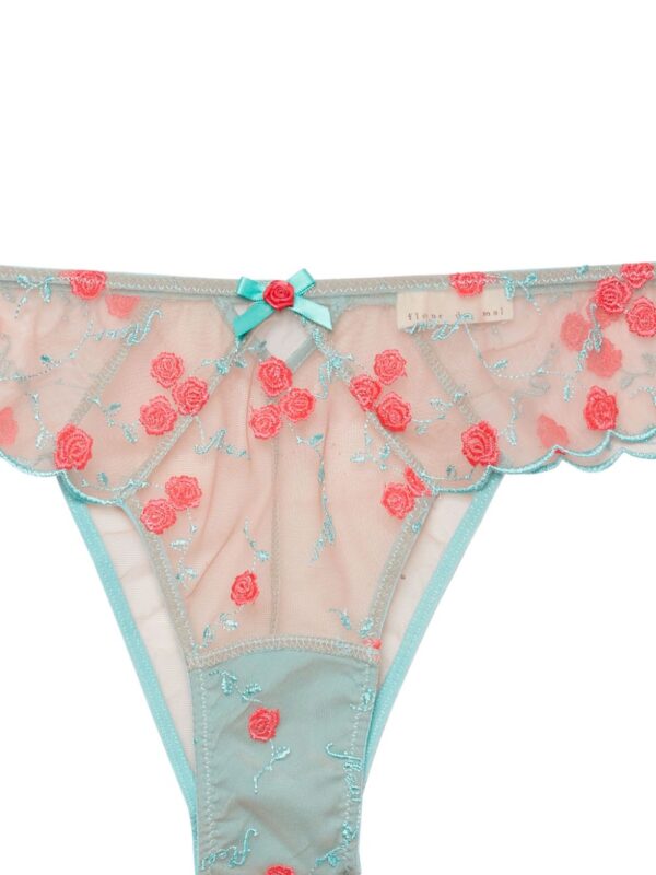 Fleur Du Mal  Rose and Vine embroidered briefs - Image 2