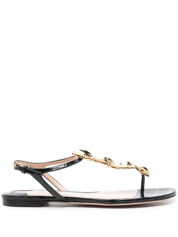 TOM FORD  Titan croc scales sandals