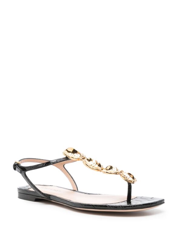 TOM FORD  Titan croc scales sandals - Image 2