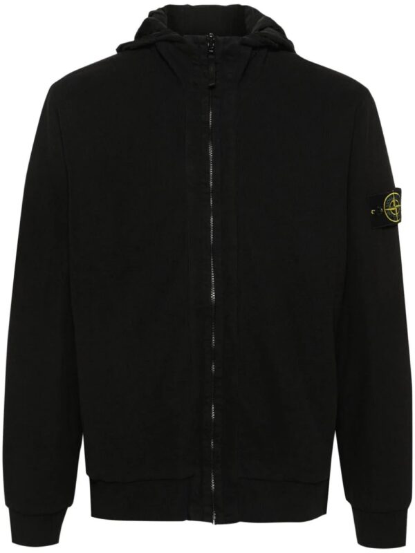 Stone Island  Compass-badge reversible hooded jacket