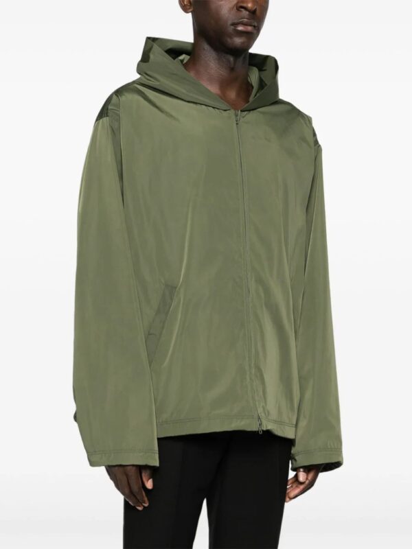 Balenciaga  logo-print hooded jacket - Image 4