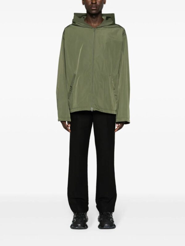 Balenciaga  logo-print hooded jacket - Image 3