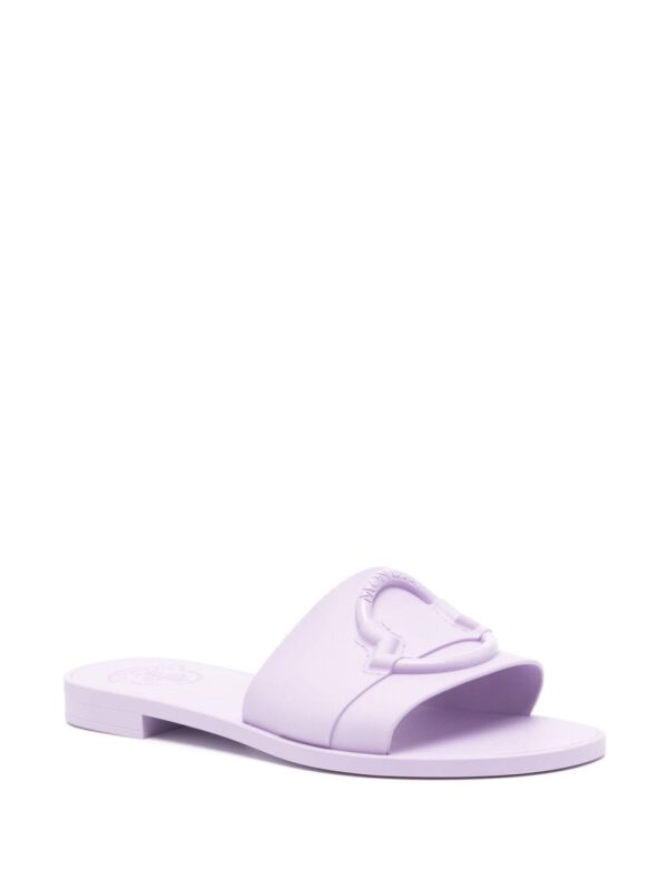 Moncler Mon logo-embossed slides - Image 2