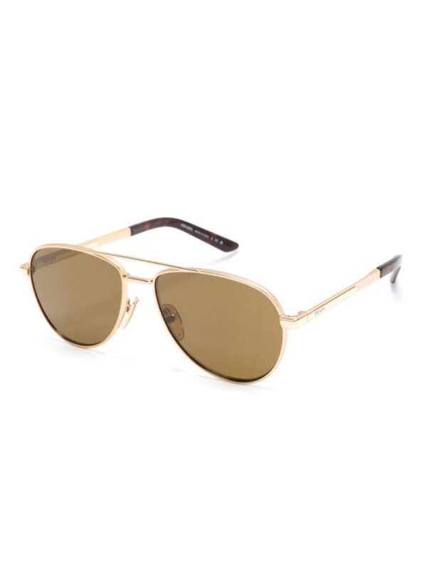 Prada Eyewear logo-print pilot sunglasses - Image 2