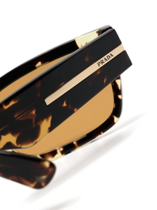 Prada Eyewear tortoiseshell rectangle-frame sunglasses - Image 3