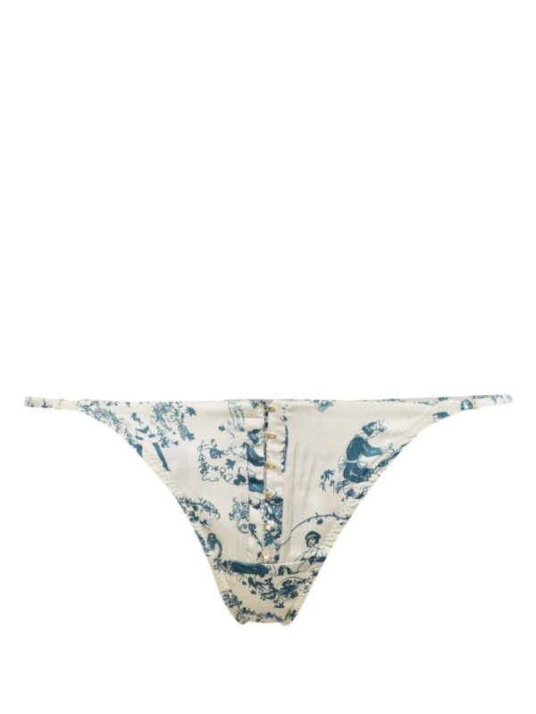 Kiki de Montparnasse  Toile Corset G-string thong