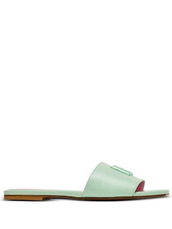Balmain Dafne leather slides