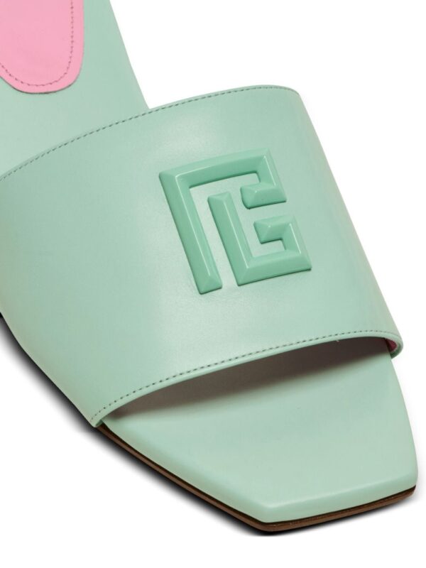 Balmain Dafne leather slides - Image 5