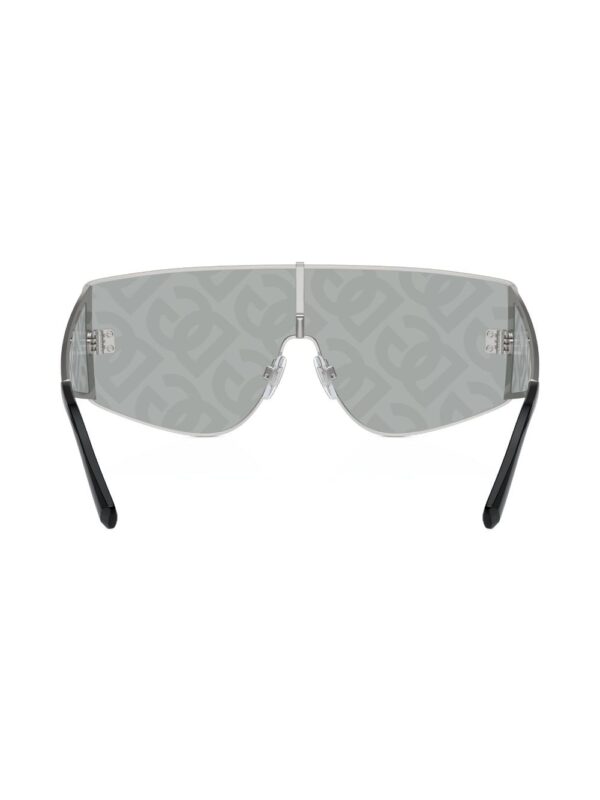 Dolce & Gabbana Eyewear Sharped mask-frame sunglasses - Image 4