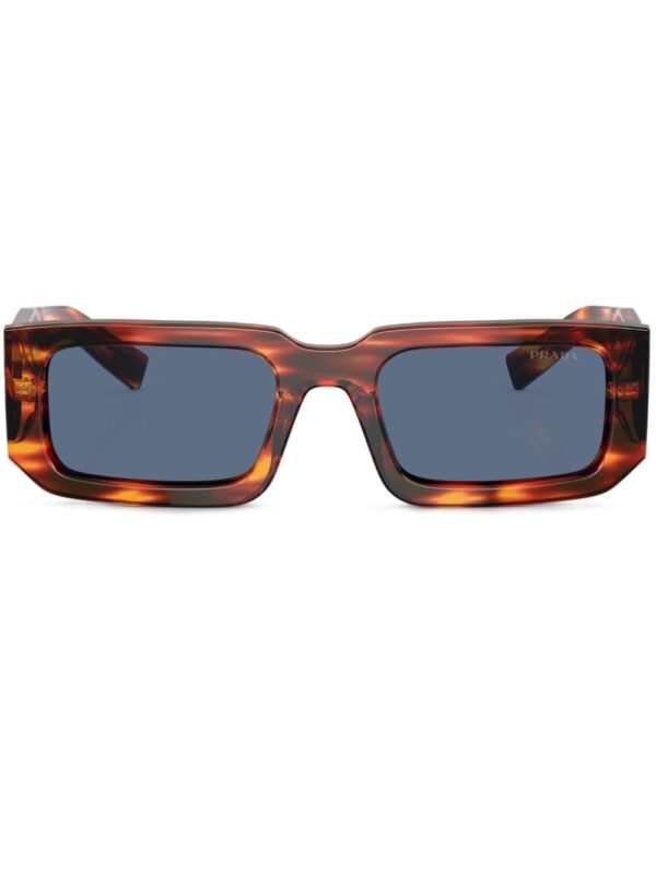 Prada Eyewear tortoiseshell-effect rectangle-frame sunglasses