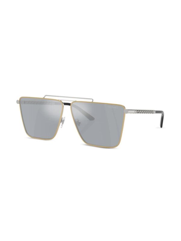 Versace Eyewear Tubular Greca square-frame sunglasses - Image 2