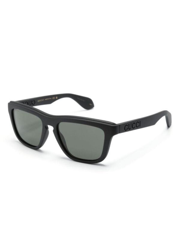 Gucci Eyewear perforated-logo square-frame sunglasses - Image 2