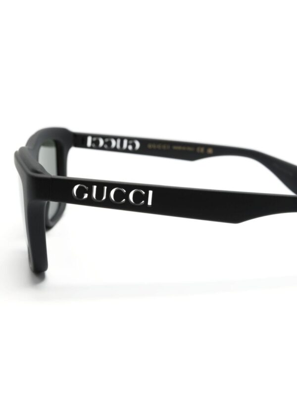 Gucci Eyewear perforated-logo square-frame sunglasses - Image 3