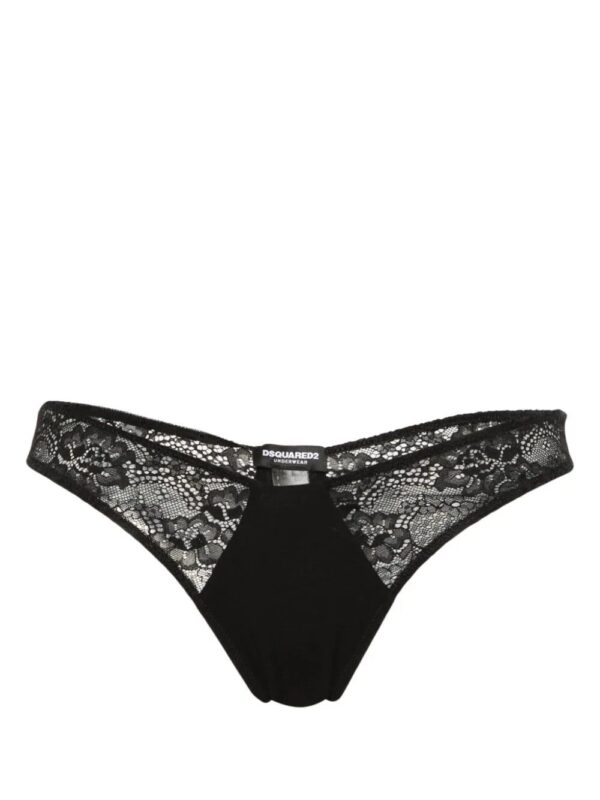 DSQUARED2  lace-detailing thong