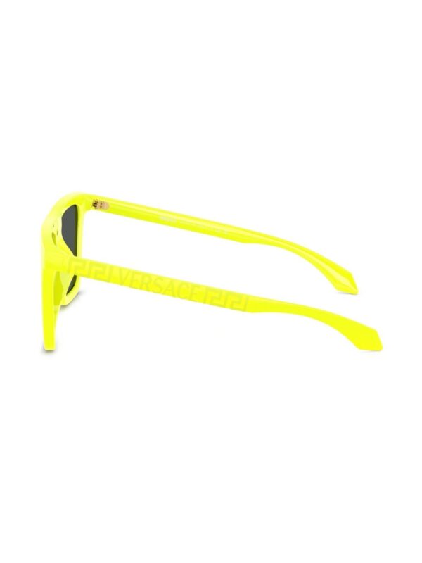 Versace Eyewear Greca-detail square-frame sunglasses - Image 3