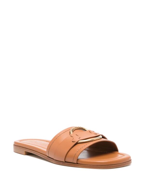 Moncler Bell leather slides - Image 2