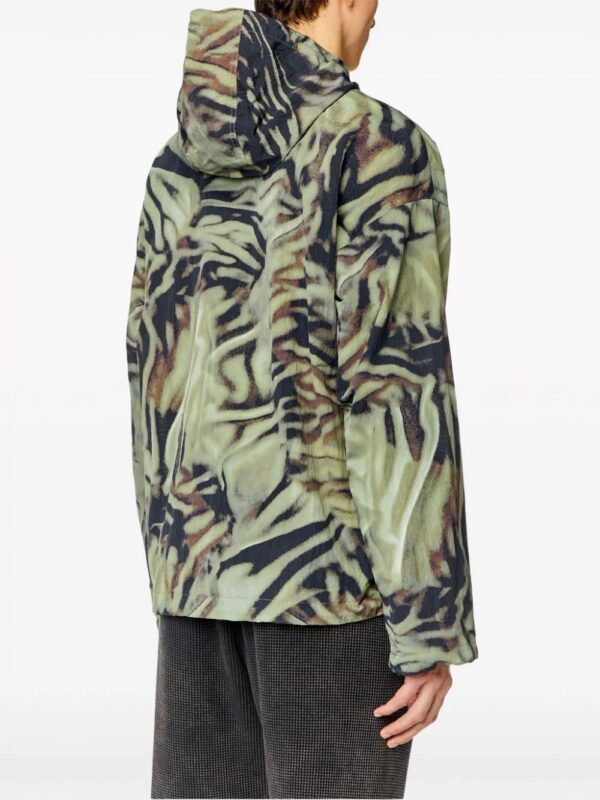 Diesel  L-Leopold-Zebra windbreaker - Image 4