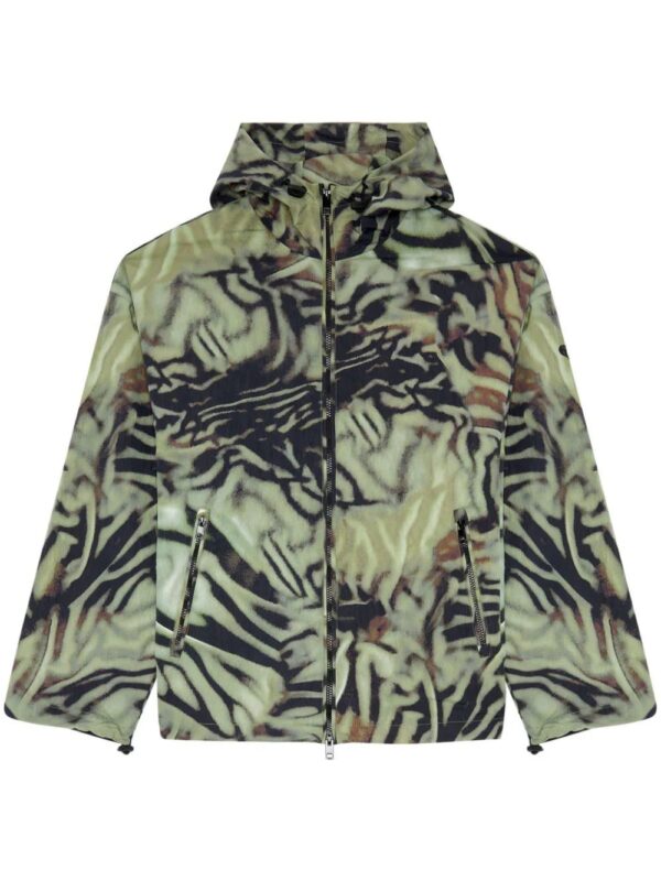Diesel  L-Leopold-Zebra windbreaker