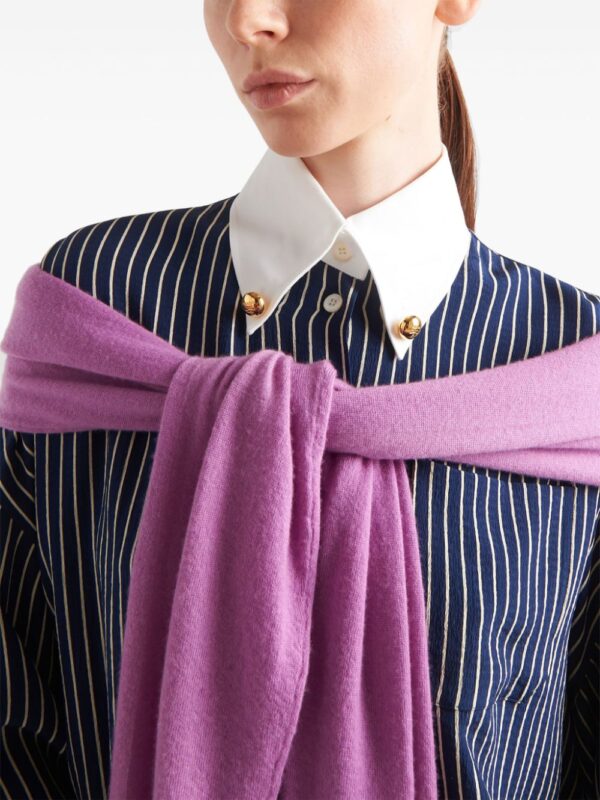 Prada  striped silk shirt - Image 4