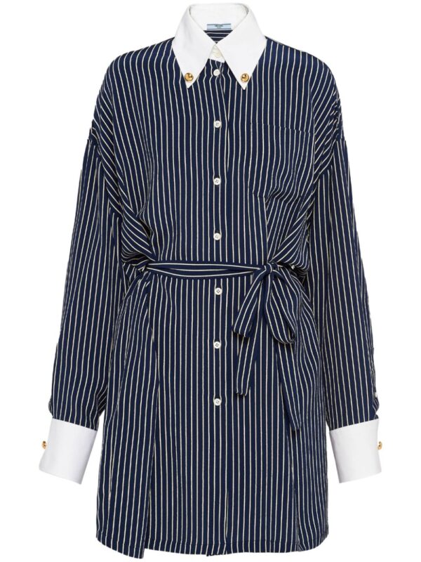 Prada  striped silk shirt