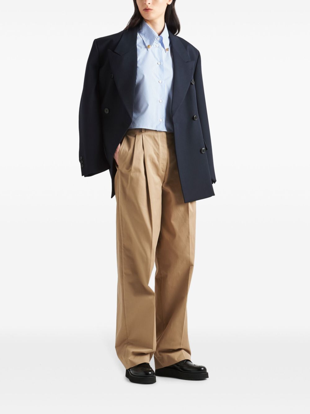 Prada striped cotton shirt - Image 2