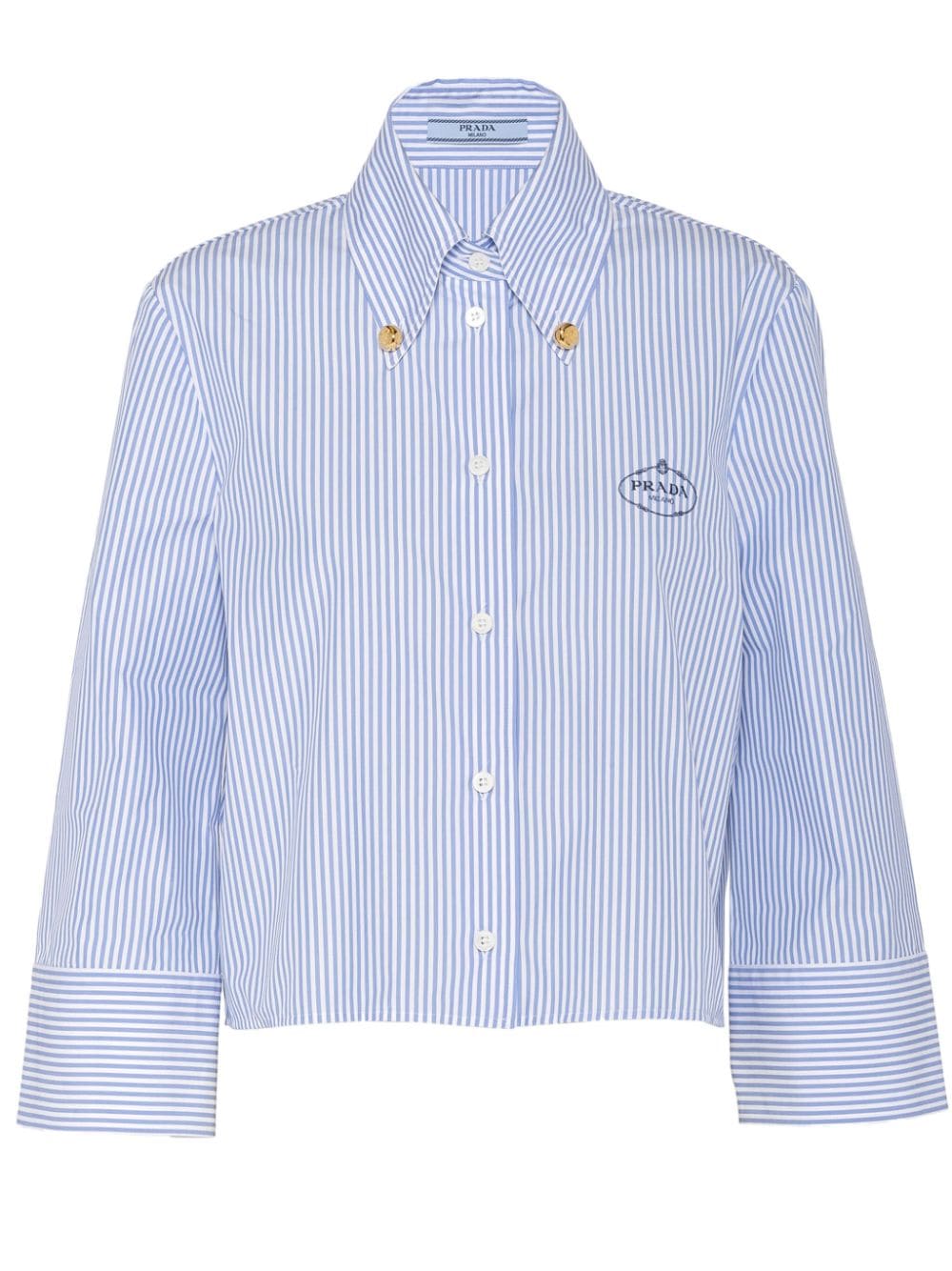 Prada striped cotton shirt