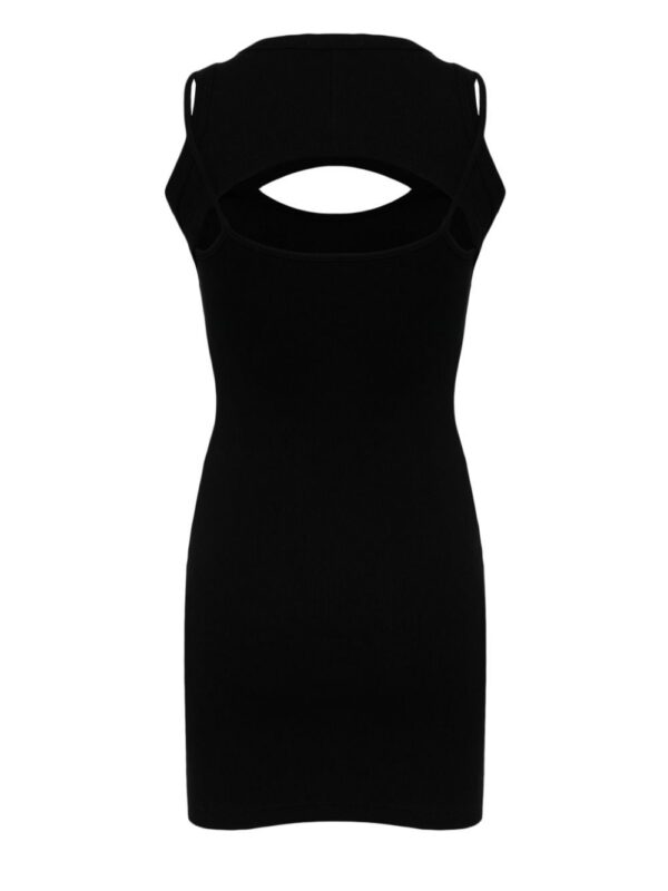 Off-White logo-print cut-out minidress - Image 3