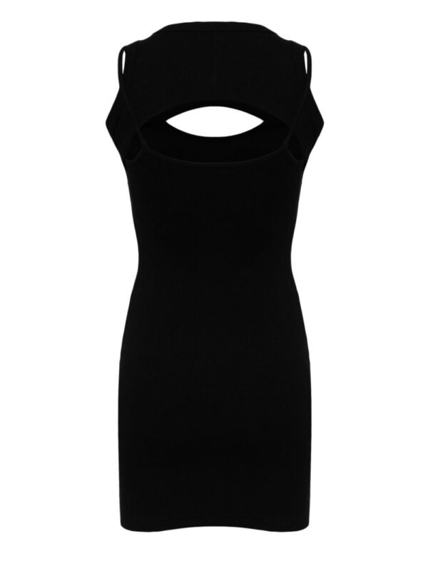 Off-White logo-print cut-out minidress - Image 4