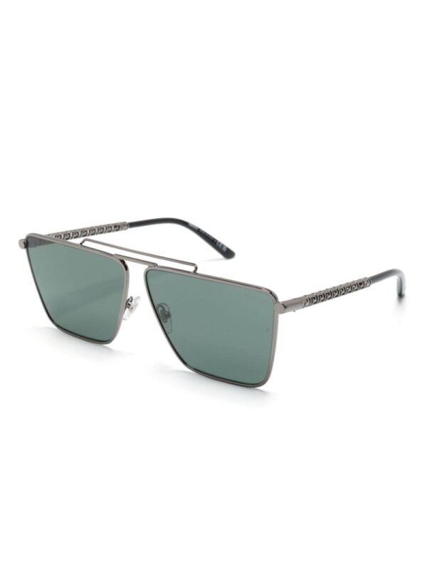 Versace Eyewear Tubular Greca rectangle-frame sunglasses - Image 2