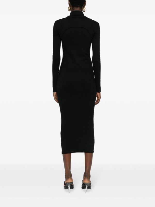Off-White Off Stamp Rib Round dress - Image 6