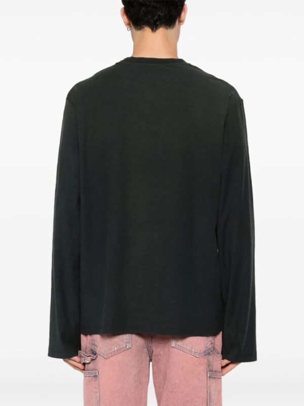 Acne Studios  logo-print distressed T-shirt - Image 4